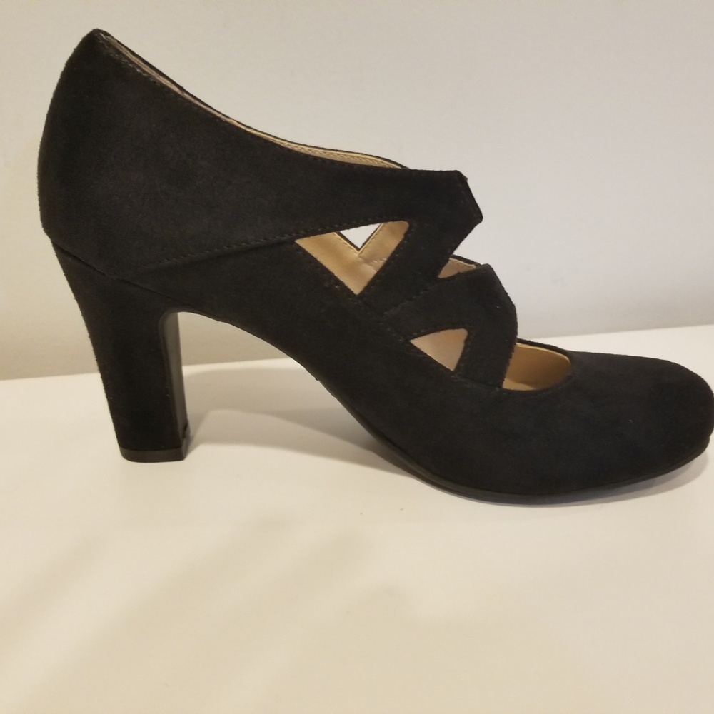 LifeStride Black Carlin Pump